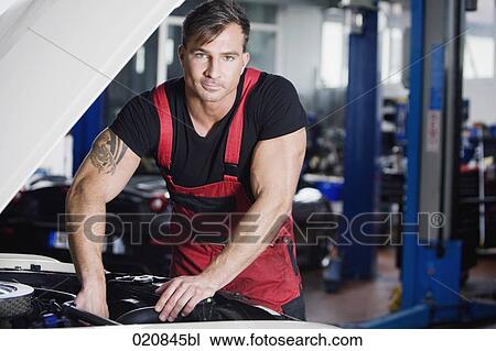 portrait of mechanic View Large Photo Image Stock Image - portrait of mechanic. Fotosearch