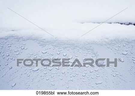 snow and water drops on car window View Large Photo Image Stock Image - snow and water drops on car window. Fotosearch