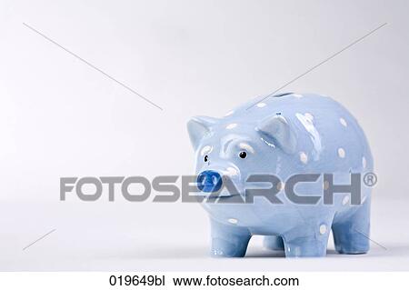 still life of blue piggybank View Large Photo Image Stock Image - still life of blue piggybank. Fotosearch