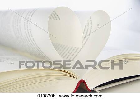 still life of book with pages forming heart View Large Photo Image Stock Image - still life of book with pages forming heart. Fotosearch