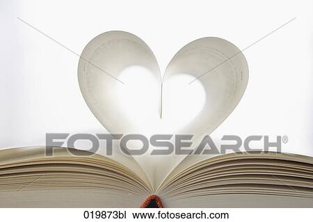 still life of book with pages forming heart View Large Photo Image Stock Image - still life of book with pages forming heart. Fotosearch