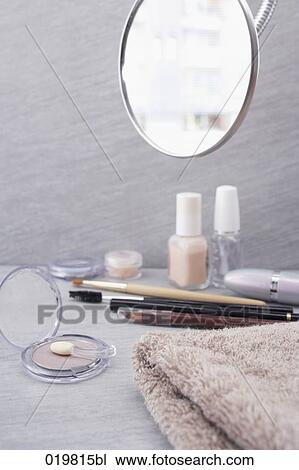 still life of different beauty products View Large Photo Image Stock Image - still life of different beauty products. Fotosearch