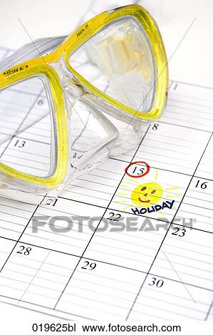 still life of diving goggles with holidays marked in calendar View Large Photo Image Stock Image - still life of diving goggles with holidays marked in calendar. Fotosearch