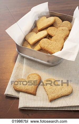 still life of heart shaped cookies View Large Photo Image Stock Image - still life of heart shaped cookies. Fotosearch