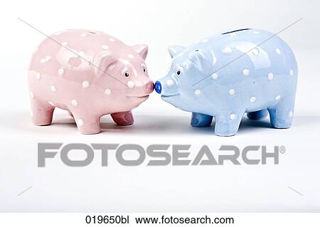 still life of two piggybanks View Large Photo Image Stock Image - still life of two piggybanks. Fotosearch