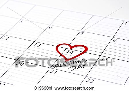 valentine´s day marked with heart in calendar View Large Photo Image Stock Image - valentine´s day marked with heart in calendar. Fotosearch