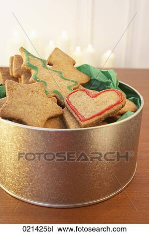 box with assortment of christmas cookies View Large Photo Image Stock Image - box with assortment of christmas cookies. Fotosearch