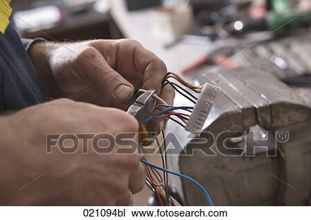 close-up of mechanic cutting cables using tongs View Large Photo Image Stock Image - close-up of mechanic cutting cables using tongs. Fotosearch