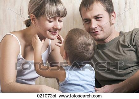 family with young child View Large Photo Image Stock Image - family with young child. Fotosearch