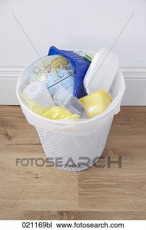globe in wastebasket View Large Photo Image Stock Image - globe in wastebasket. Fotosearch