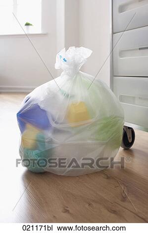 plastic bag with trash View Large Photo Image Stock Image - plastic bag with trash. Fotosearch