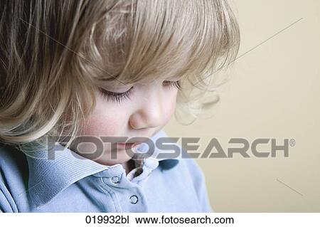 portrait of blond young boy View Large Photo Image Stock Image - portrait of blond young boy. Fotosearch