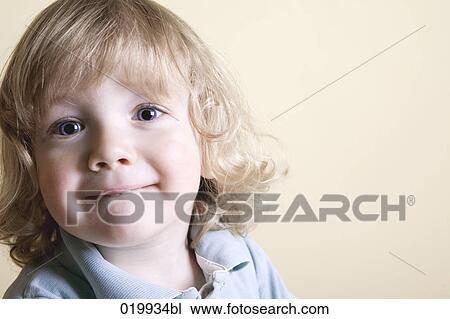 portrait of blond young boy View Large Photo Image Stock Image - portrait of blond young boy. Fotosearch