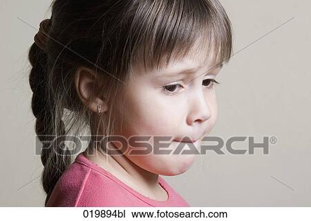 portrait of sad young girl View Large Photo Image Stock Image - portrait of sad young girl. Fotosearch