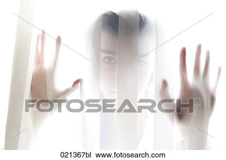 portrait of teenage girl behind curtain View Large Photo Image Stock Image - portrait of teenage girl behind curtain. Fotosearch