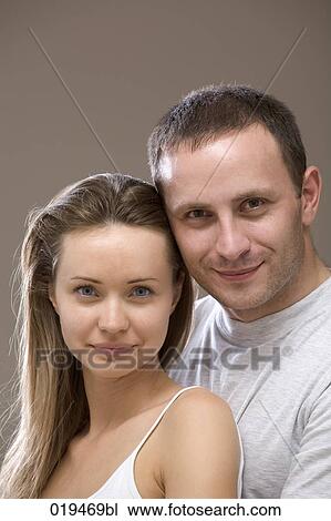portrait of young couple View Large Photo Image Stock Image - portrait of young couple. Fotosearch