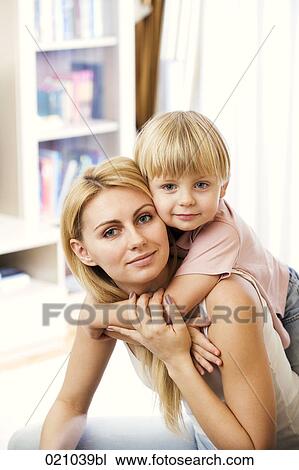 portrait of young mother with her son View Large Photo Image Stock Image - portrait of young mother with her son. Fotosearch