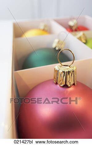 still life of box with colourful baubles View Large Photo Image Stock Image - still life of box with colourful baubles. Fotosearch