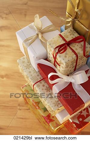 still life of multitude of christmas presents View Large Photo Image Stock Image - still life of multitude of christmas presents. Fotosearch