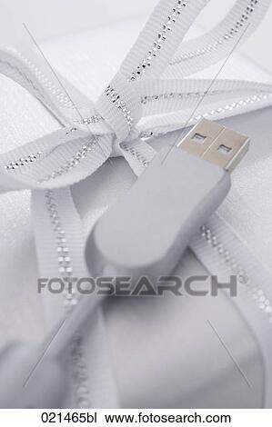 still life of present and computer cable View Large Photo Image Stock Image - still life of present and computer cable. Fotosearch