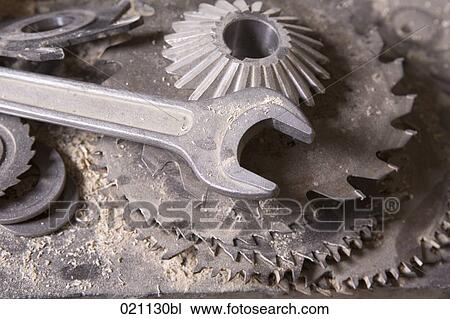 still life of wrench and buzz saw blades View Large Photo Image Stock Image - still life of wrench and buzz saw blades. Fotosearch