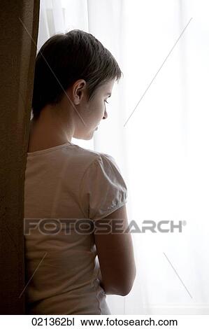 woman looking out of window View Large Photo Image Stock Image - woman looking out of window. Fotosearch