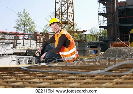 construction worker taking a break View Large Photo Image Stock Image - construction worker taking a break. Fotosearch