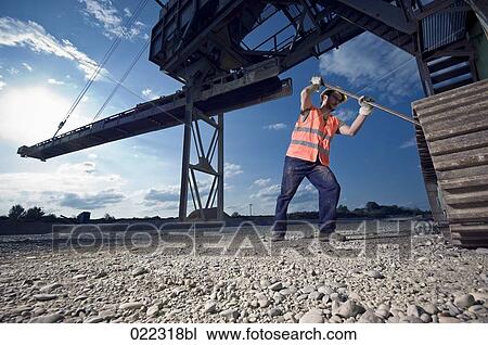 full body portrait of worker on excavator View Large Photo Image Stock Image - full body portrait of worker on excavator. Fotosearch