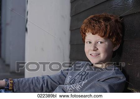 portrait of red haired boy View Large Photo Image Stock Image - portrait of red haired boy. Fotosearch