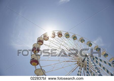 Stock Image - big wheel at Marseille in France. Fotosearch