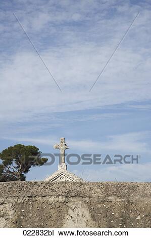 Stock Image - cemetery in Marseille. Fotosearch