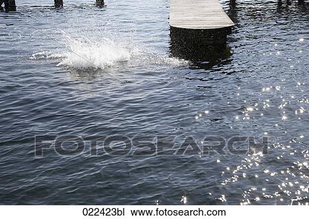 water splashing at the end of pier View Large Photo Image Stock Image - water splashing at the end of pier. Fotosearch