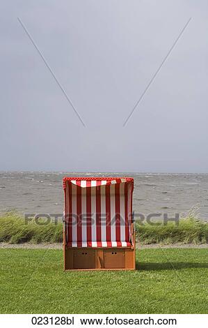 empty beach chair in front of sea View Large Photo Image Stock Image - empty beach chair in front of sea. Fotosearch
