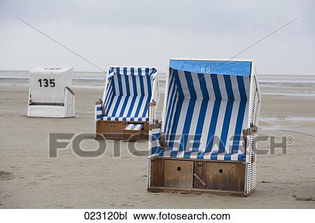 empty beach chairs on beach View Large Photo Image Stock Image - empty beach chairs on beach. Fotosearch