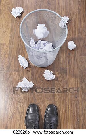 paper balls thrown into wastebasket View Large Photo Image Stock Image - paper balls thrown into wastebasket. Fotosearch