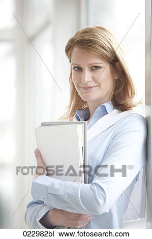 portrait of blonde businesswoman View Large Photo Image Stock Image - portrait of blonde businesswoman. Fotosearch