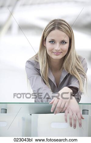 portrait of young businesswoman View Large Photo Image Stock Image - portrait of young businesswoman. Fotosearch