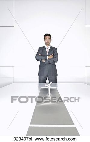 portrait of businessman behind table in meeting room View Large Photo Image Stock Image - portrait of businessman behind table in meeting room. Fotosearch