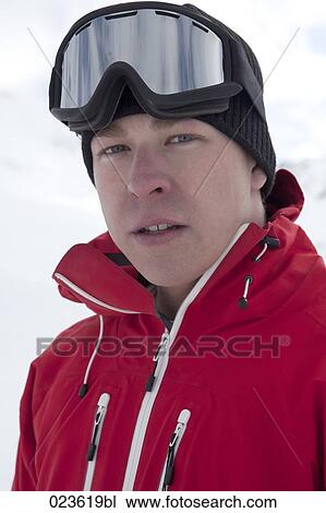 portrait of young skier View Large Photo Image Stock Image - portrait of young skier. Fotosearch