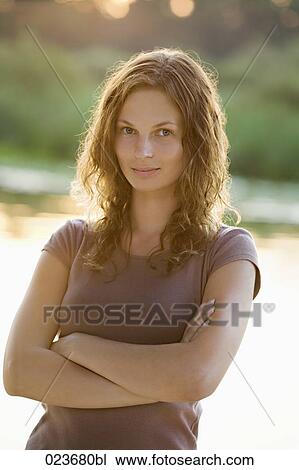 portrait of young woman View Large Photo Image Stock Image - portrait of young woman. Fotosearch