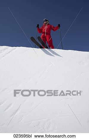 skier ready to start View Large Photo Image Stock Image - skier ready to start. Fotosearch