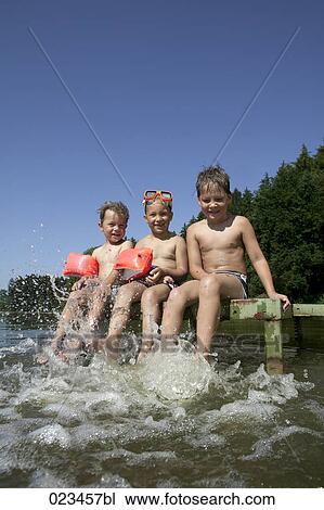 three children having fun in summer View Large Photo Image Stock Image - three children having fun in summer. Fotosearch