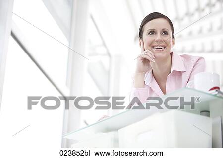 young businesswoman having break View Large Photo Image Stock Image - young businesswoman having break. Fotosearch