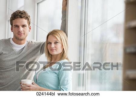 portrait of young businesswoman and male colleague View Large Photo Image Stock Image - portrait of young businesswoman and male colleague. Fotosearch