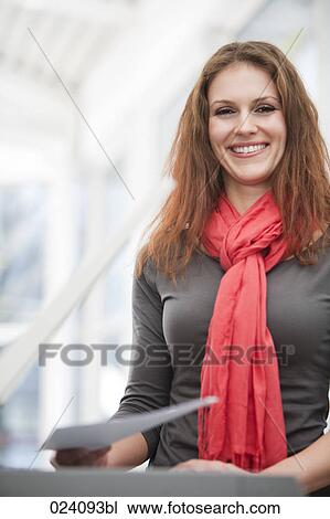 portrait of young businesswoman at photocopier View Large Photo Image Stock Image - portrait of young businesswoman at photocopier. Fotosearch
