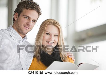 portrait of young couple View Large Photo Image Stock Image - portrait of young couple. Fotosearch