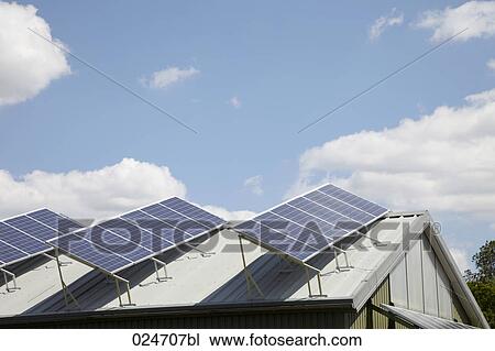 solar panels on roof of house View Large Photo Image Stock Image - solar panels on roof of house. Fotosearch