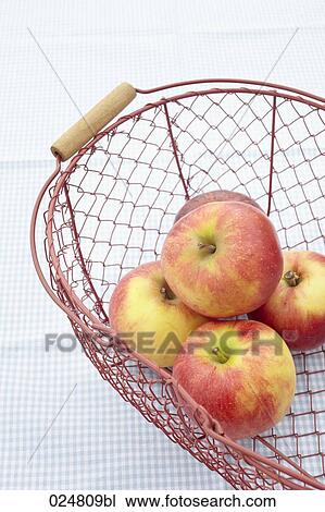 basket filled with apples View Large Photo Image Stock Image - basket filled with apples. Fotosearch