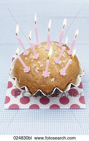 birthday cake with candles View Large Photo Image Stock Image - birthday cake with candles. Fotosearch