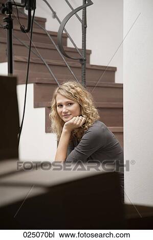 portrait of young at home View Large Photo Image Stock Image - portrait of young at home. Fotosearch